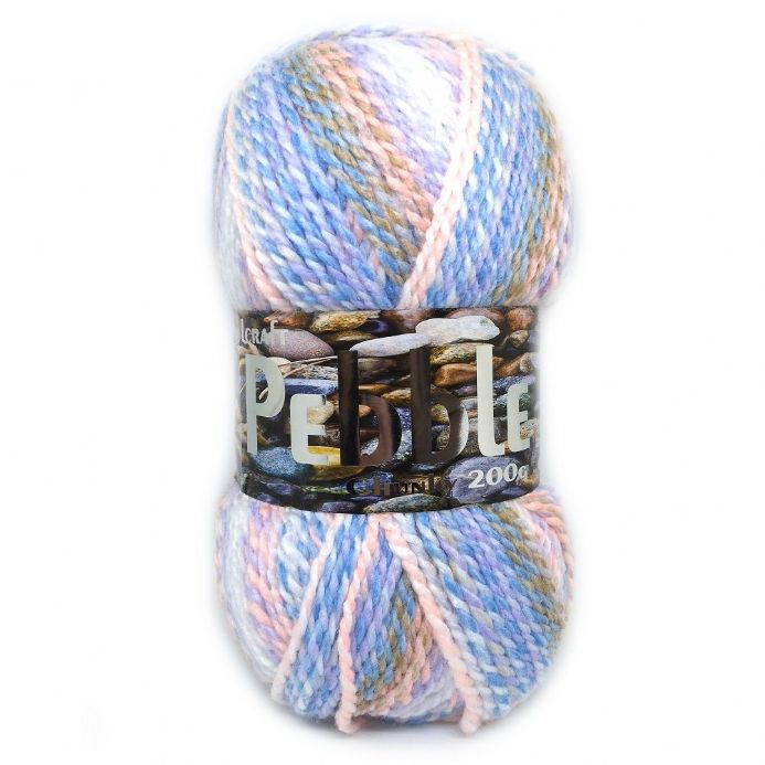 Pebble Chunky Yarn 5 x 200g Balls Bon Bon 8180